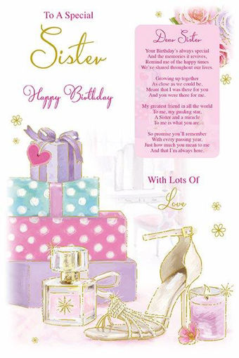 Picture of SPECIAL SISTER BIRTHDAY CARD